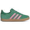 Adidas Originals Girls  Gazelle J In Bold Green/bliss Pink