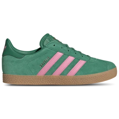 Adidas Originals Kids' Girls  Gazelle J In Bold Green/bliss Pink