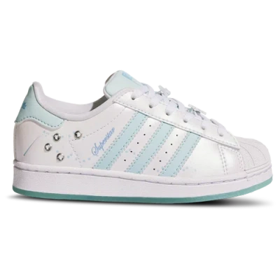 Adidas Originals Kids' Girls  Superstar Disney In White/blue