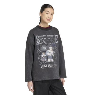 Adidas Originals Kids' Girls  X Disney Villains Os Hockey Ls Shirt In Black