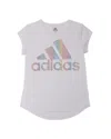 Adidas Originals Girls' Logo Tee - Big Kid In White