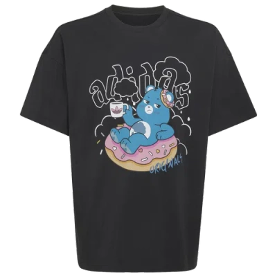 Adidas Originals X Care Bears Cotton Graphic T-shirt In Black