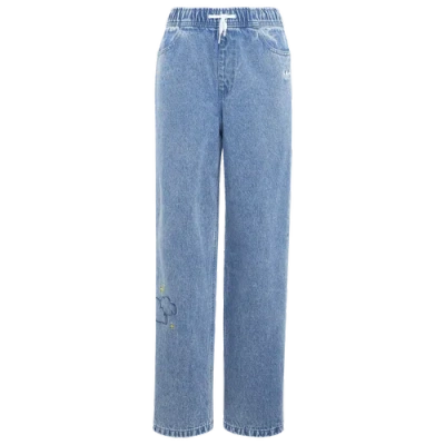 Adidas Originals Kids' Girls Originals X Care Bears Loose Denim Jeans In Blue