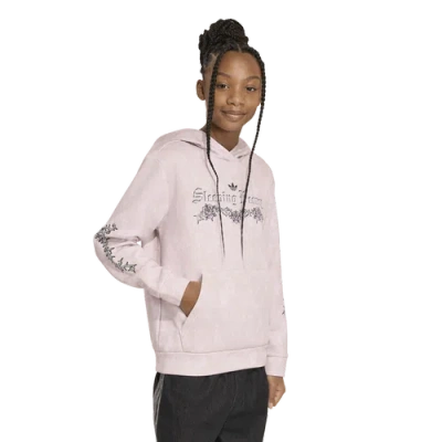 Adidas Originals Kids' Girls Originals X Disney Villains Loose Washed Hoodie In Neutral