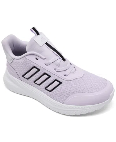 Adidas Originals Kids' Girls X Plrpath Casual Sneakers From Finish Line In Iced Lavender,core Black