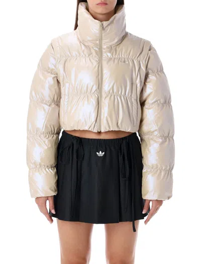 ADIDAS ORIGINALS ADIDAS ORIGINALS GLOSSY CROPPED PUFFER