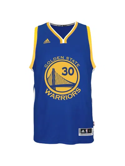 Adidas Originals Golden State Warriors Sleeveless Vest In Blue