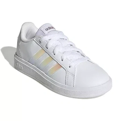 Adidas Originals Grand Court 2.0 Big Kid Girls Sneakers In White