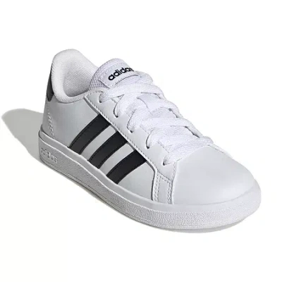 Adidas Originals Grand Court 2.0 Big Kid Unisex Sneakers In White