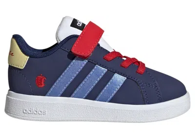 Pre-owned Adidas Originals Grand Court 2.0 Disney Snow White Sneakers In Dark Blue/blue Fusion/better Scarelet Red