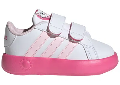 Pre-owned Adidas Originals Grand Court 2.0 Marie Sportswear Sneakers In Cloud White/clear Pink/pulse Magenta