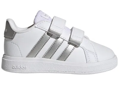 Pre-owned Adidas Originals Grand Court 2.0 Sneakers In Cloud White/matte Silver