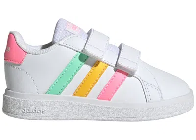 Pre-owned Adidas Originals Grand Court 2.0 Sneakers In Cloud White/pulse Mint/beam Pink