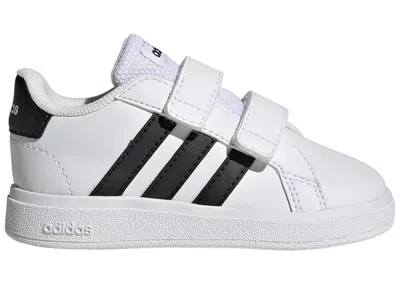 Pre-owned Adidas Originals Grand Court 2.0 White Black Sneakers In Cloud White/core Black