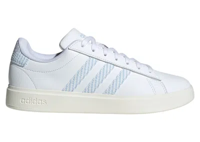 Pre-owned Adidas Originals Grand Court 2.0 (women's) Sneakers In Cloud White/glow Blue/off White In Multi