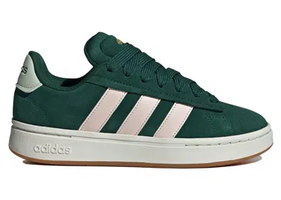 Pre-owned Adidas Originals Grand Court Alpha 00s (women's) Sneakers In Collegiate Green/wonder Quartz/linen Green