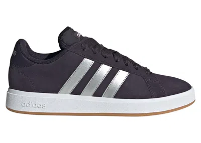 Pre-owned Adidas Originals Grand Court Base 00s (women's) Sneakers In Black/matte Silver/cloud White
