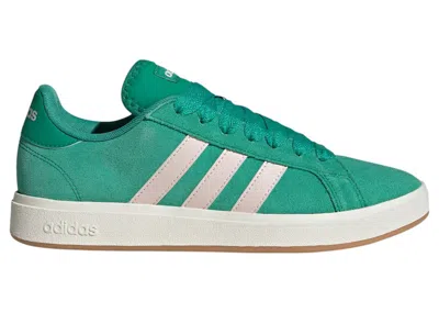 Pre-owned Adidas Originals Grand Court Base 00s (women's) Sneakers In Court Green/putty Mauve/off White