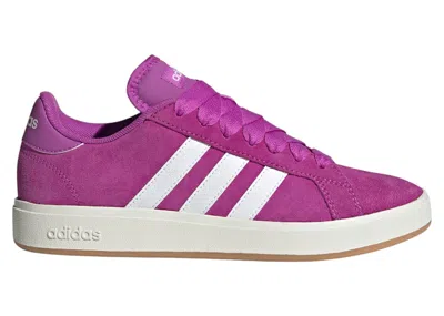 Pre-owned Adidas Originals Grand Court Base 00s (women's) Sneakers In Purple Burst/cloud White/off White In Multi