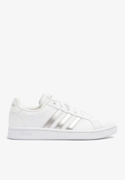 Adidas Originals Grand Court Base Low-top Sneakers In White