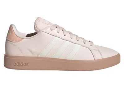 Pre-owned Adidas Originals Grand Court Base (women's) Sneakers In Wonder Quartz/off White/powder Coral