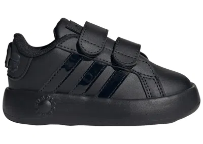 Pre-owned Adidas Originals Grand Court Cf Star Wars Sneakers In Core Black