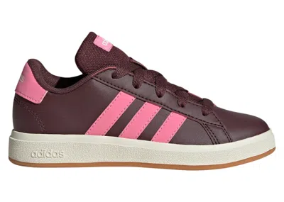 Pre-owned Adidas Originals Grand Court Lifestyle Sneakers In Aurora Ruby/bliss Pink/off White