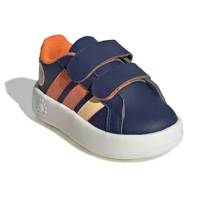 Adidas Originals Babies' Grand Court Mickey Cf Toddler Boys Sneakers In Blue