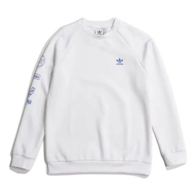 Adidas Originals Graphic Crew Sweatshirt For Men White