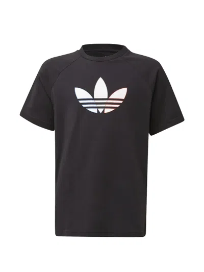 Adidas Originals Kids' Graphic T-shirt In Black