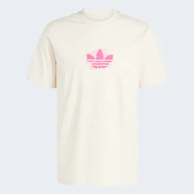 Adidas Originals Graphic Tshirt In White