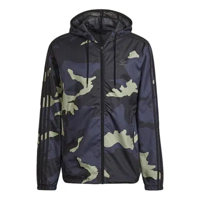 Adidas Originals Graphics Camo Windbreaker 'camo' In Multi