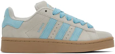 Adidas Originals Campus 00s Sneakers In Gray/blue/gold