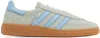 Adidas Originals Womens Alumina Clear Sky Gum Handball Spezial Suede Low-top Trainers In Alumina / Clear Sky