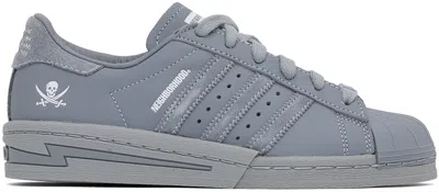 Adidas Originals Gray Neighborhood Edition Sstr N 2024 Sneakers In Grey