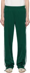 Adidas Originals Adicolor Classic Firebird Loose Fit Recycled Polyester Track Pants In Green