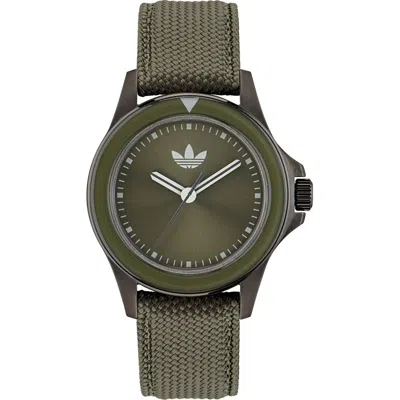 Adidas Originals Green Fabric Watch