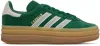 Adidas Originals Gazelle Bold Sneakers In Collegiate Green / W