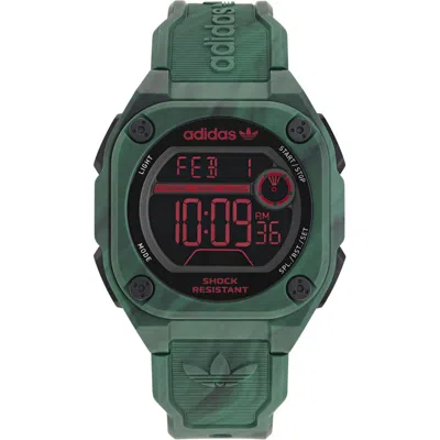 Adidas Originals Green Synthetic Digital Watch