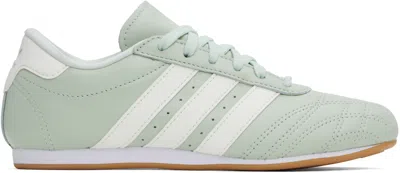 Adidas Originals Green Taekwondo Sneakers In Linen Green / Off Wh