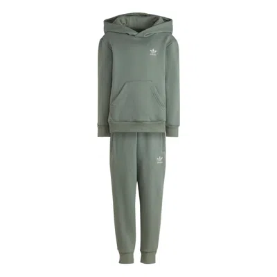 Adidas Originals (gs) Adidas Adicolor Hoodie Set 'green'