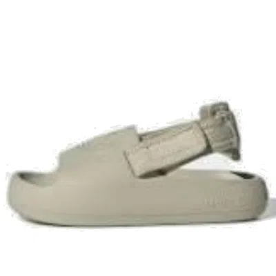 Adidas Originals (gs) Adidas Adifom Adilette Slides 'beige' In Silver