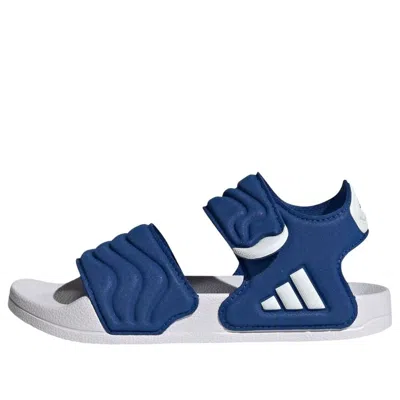 Adidas Originals (gs) Adidas Adiletlle Sandal 2 'royal Blue White'