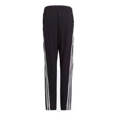 Adidas Originals (gs) Adidas Aeroready Primegreen 3-stripes Tapered Woven Pants 'black White'