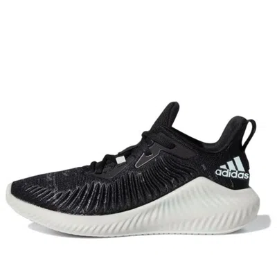 Adidas Originals (gs) Adidas Alphabounce+ Parley 'black White' In Multi