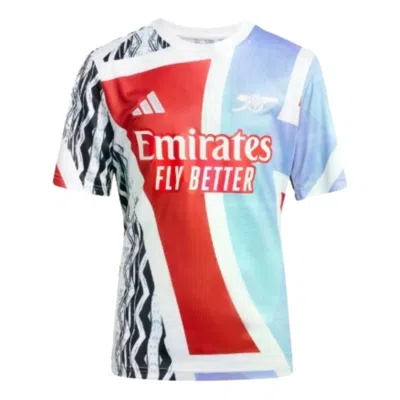 Adidas Originals (gs) Adidas Arsenal 24/25 Pre-match Jersey 'red Blue White' In Multi