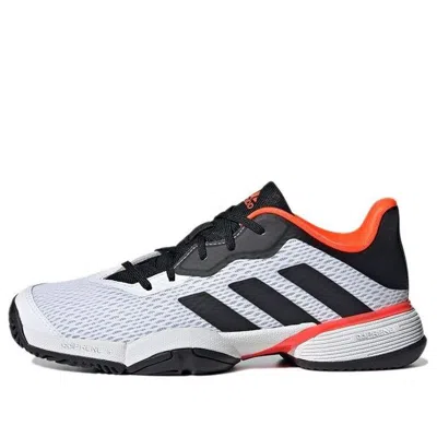 Adidas Originals (gs) Adidas Barricade J 'white Solar Red'