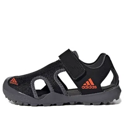 Adidas Originals (gs) Adidas Captain Toey K Black Sandals