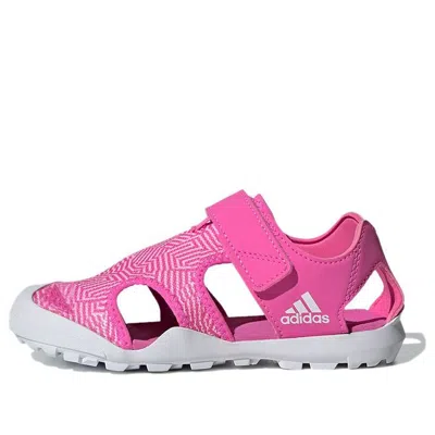 Adidas Originals (gs) Adidas Captain Toey K Pink Red Sandals