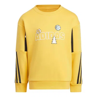 Adidas Originals (gs) Adidas City Escape Graphic Crew Sweater 'yellow'